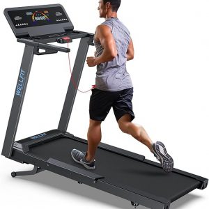 Auto Incline Treadmill, 12% Incline Heavyduty Treadmill with Pulse Sensor